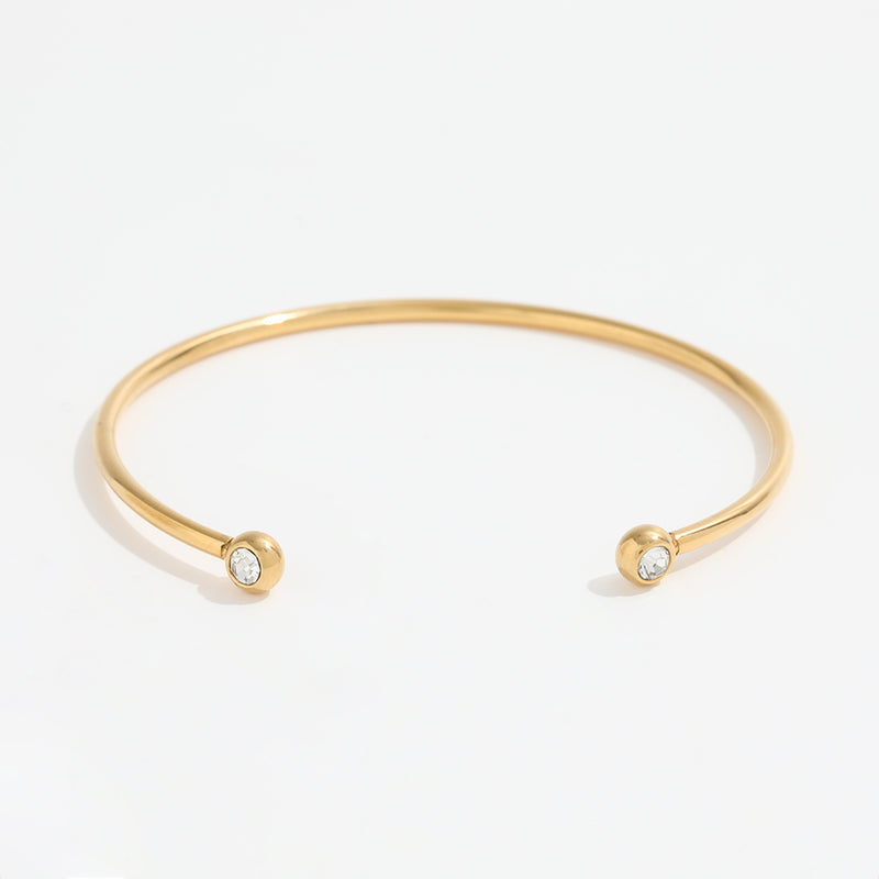 Barcelona Gold Adjustable Bangle