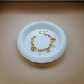 Circe Butterfly & Pearl Charm Bracelet / 18K Gold Plated view 3
