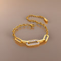 Electra Paperclip Chain Bracelet / Stainless Steel view 4