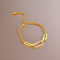 Electra Paperclip Chain Bracelet / Stainless Steel view 5