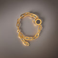 Kellie Roman Numeral Bracelet / 18K Gold Plated view 4