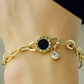 Kellie Roman Numeral Bracelet / 18K Gold Plated view 6
