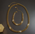 Madeira Chunky Cuban Bracelet / 18K Gold Plated view 2