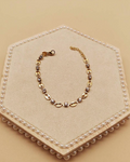 Sonia Coffee Bean Bracelet / 18K Gold Plated view 3