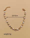 Sonia Coffee Bean Bracelet / 18K Gold Plated view 4