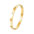 The Diamond Clover Bangle view 1