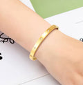 The Diamond Clover Bangle view 2