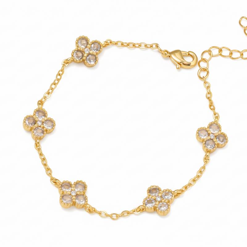 The Diamond Clover Bracelet