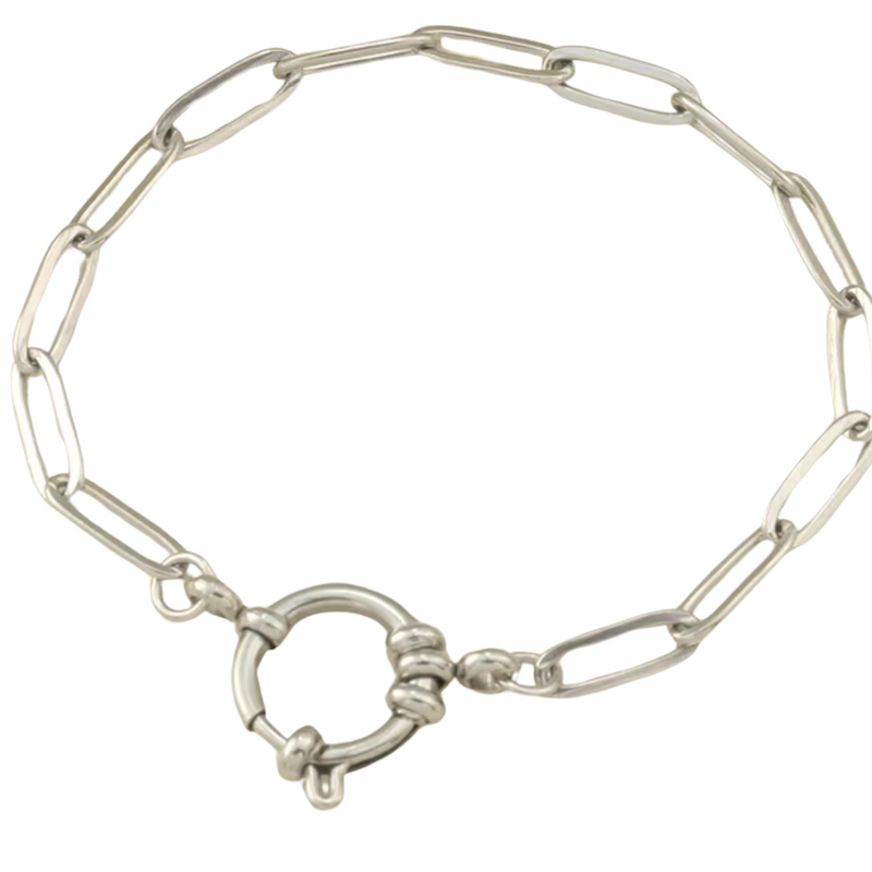 The Paperclip Charm Bracelet