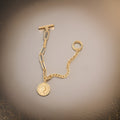 Bethany Coin Charm Bracelet / 18K Gold Plated view 4