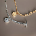 Bethany Coin Charm Bracelet / 18K Gold Plated view 9