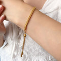 Delicate Cuban Link Bracelet / Stainless Steel view 4