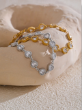 Drew Heart Diamond Bracelets view 3
