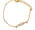 Lyra Crystal Flower Bracelets view 1