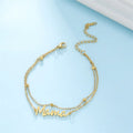 MAMA Double Chain Bracelet view 3