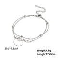 MAMA Double Chain Bracelet view 7