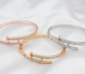 Tatianna Crystal Nail Bangles view 2