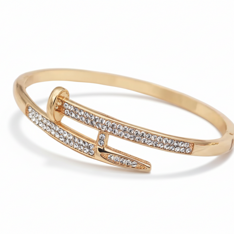 Tatianna Crystal Nail Bangles
