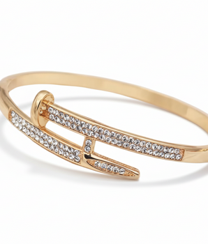 Tatianna Crystal Nail Bangles - Nina Kane Jewellery
