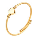 Teresa Adjustable Heart Bracelet / Stainless Steel view 6