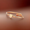 Teresa Adjustable Heart Bracelet / Stainless Steel view 2