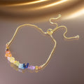 The Chakra Crystal Healing Bracelet / Stainless Steel view 1
