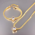 JoJo Chunky Heart Bracelets / 18K Gold Plated view 4