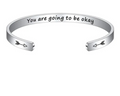 Alison Hidden Mantra Bangles / Stainless Steel view 4