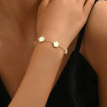 Esmeralda Clover Bracelets / Stainless Steel view 1