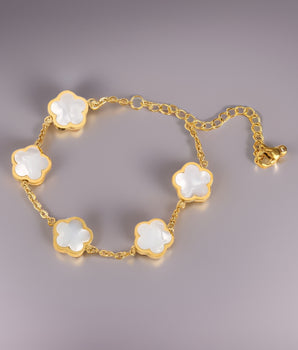 Esmeralda Clover Bracelets / Stainless Steel - Nina Kane Jewellery