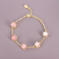 Esmeralda Clover Bracelets / Stainless Steel view 3