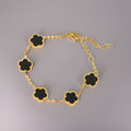 Esmeralda Clover Bracelets / Stainless Steel view 4
