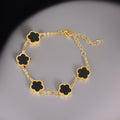 Esmeralda Clover Bracelets / Stainless Steel view 7
