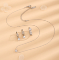 Peonie 3 Piece Jewellery Set / Stainless Steel view 4