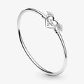 Winged Heart Charm Bracelet / 925 Sterling Silver view 1