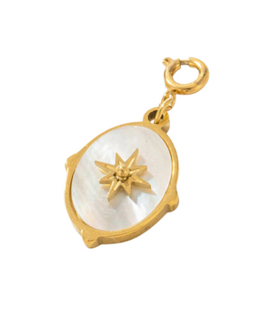 Arcadia Star Charm / 18K Gold Plated - Nina Kane Jewellery