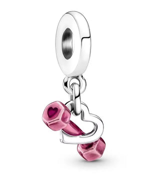 I Love Working Out Charm / Alloy - Nina Kane Jewellery