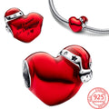 The Christmas Heart Charm / 925 Sterling Silver view 1