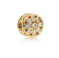 The Crystal Flower Spacer Charm / 925 Srerling Silver view 1