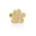 The Daisy Flower Charm / 925 Sterling Silver view 1