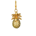 The Golden Pineapple Charm / 18K Gold Plated view 1