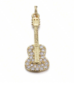 The Guittar Charm / 18K Gold Plated - Nina Kane Jewellery