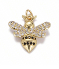 The Little Bee Charm / 18K Gold Plated view 1