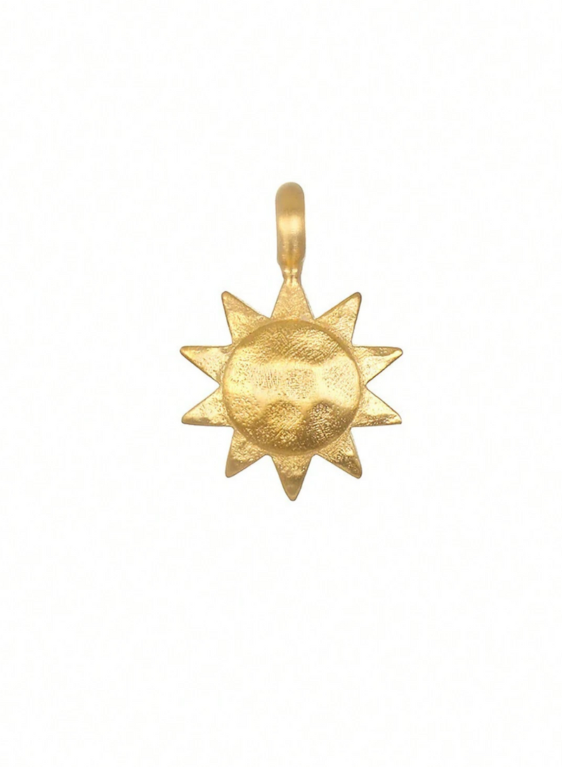 The Little Sun Charm / 18K Gold Plated