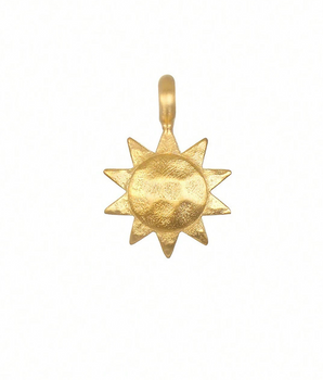 The Little Sun Charm / 18K Gold Plated - Nina Kane Jewellery