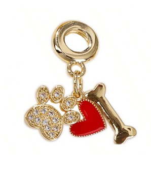 The Loyal Companion Charm / 18K Gold Plated - Nina Kane Jewellery
