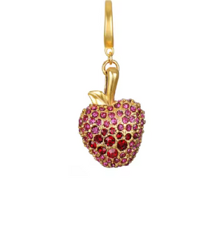 The Luxe Apple Charm / 18K Gold Plated - Nina Kane Jewellery