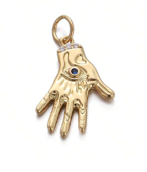 The Magic Hand Charm / 18K Gold Plated - Nina Kane Jewellery