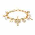 The Pearly Cross Charm view 2