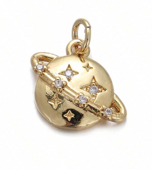 The Planet Charm / 18K Gold Plated - Nina Kane Jewellery